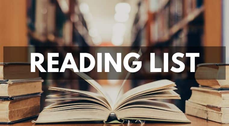 Reading List - Kate Dillon